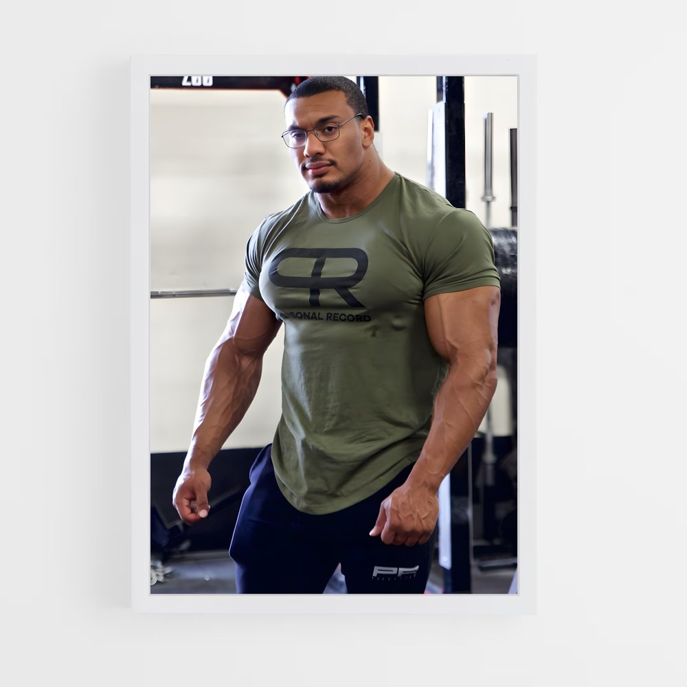 Poster Larry de wheels – affiche Powerlifting (vue 3)